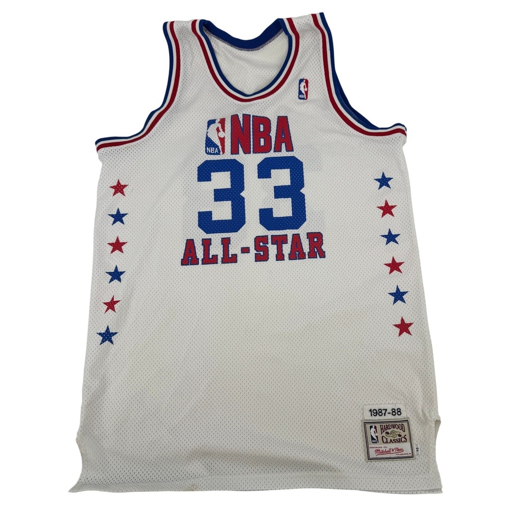 Mitchell & Ness Larry Bird NBA All-Star Jersey Mens 48 White 1987-88 Vintage 33